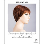 Load image into Gallery viewer, Rimini Mono by Ellen Wille in Red Vino Mix-Dark auburn, bright copper red, and warm medium brown blend
