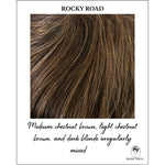 Load image into Gallery viewer, Rocky Road-Medium chestnut brown, light chestnut brown, and dark blonde irregularly mixed
