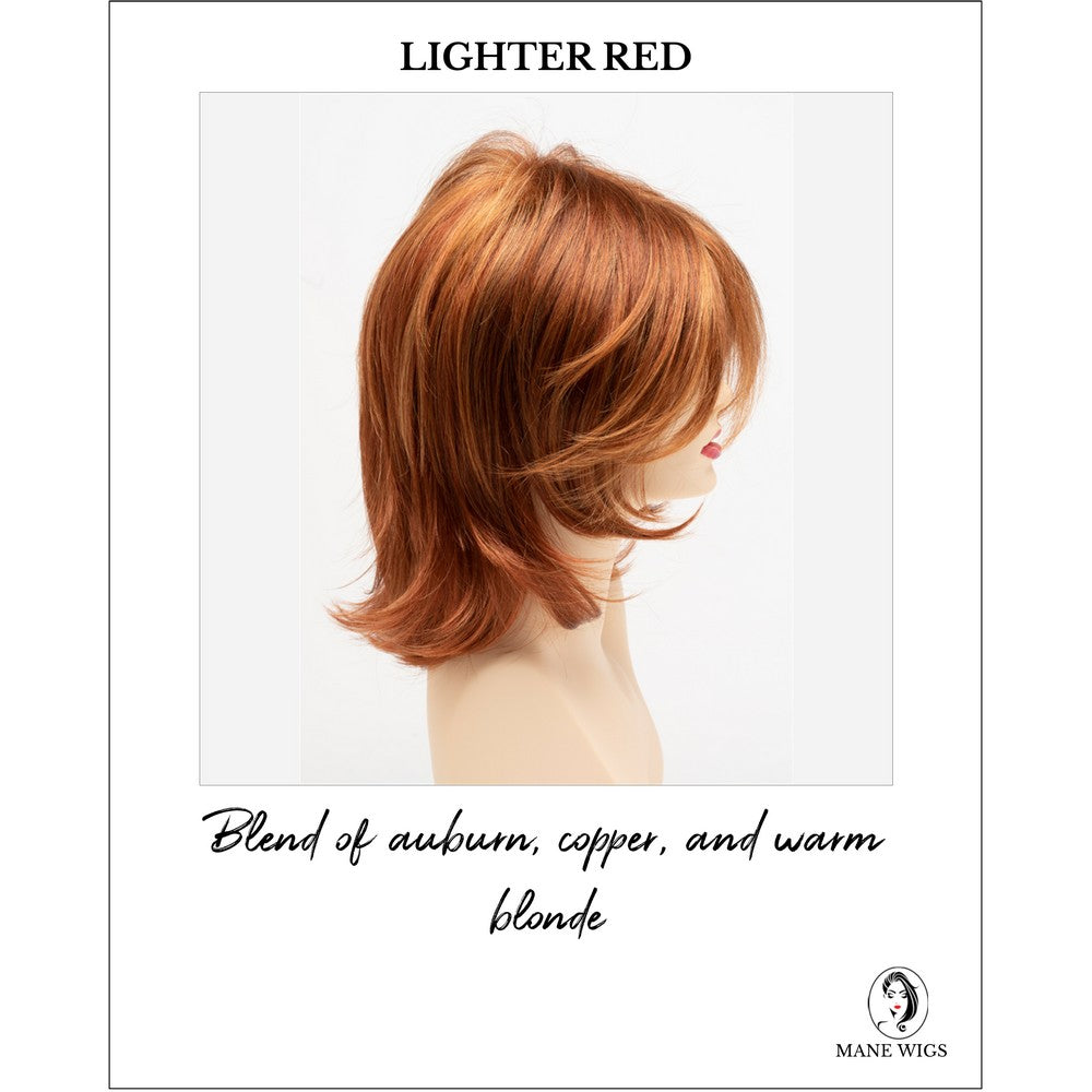 Rose by Envy in Lighter Red-Blend of auburn, copper, and warm blonde