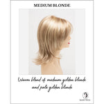 Load image into Gallery viewer, Rose by Envy in Medium Blonde-Warm blend of medium golden blonde and pale golden blonde
