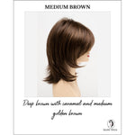 Load image into Gallery viewer, Rose by Envy in Medium Brown-Deep brown with caramel and medium golden brown
