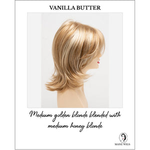 Rose by Envy in Vanilla Butter-Medium golden blonde blended with medium honey blonde