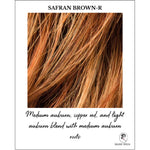 Load image into Gallery viewer, Safran Brown-R-Medium auburn, copper red, and light auburn blend with medium auburn roots
