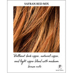 Load image into Gallery viewer, Safran Red Mix-Brilliant dark copper, natural copper, and light copper blend with medium brown roots
