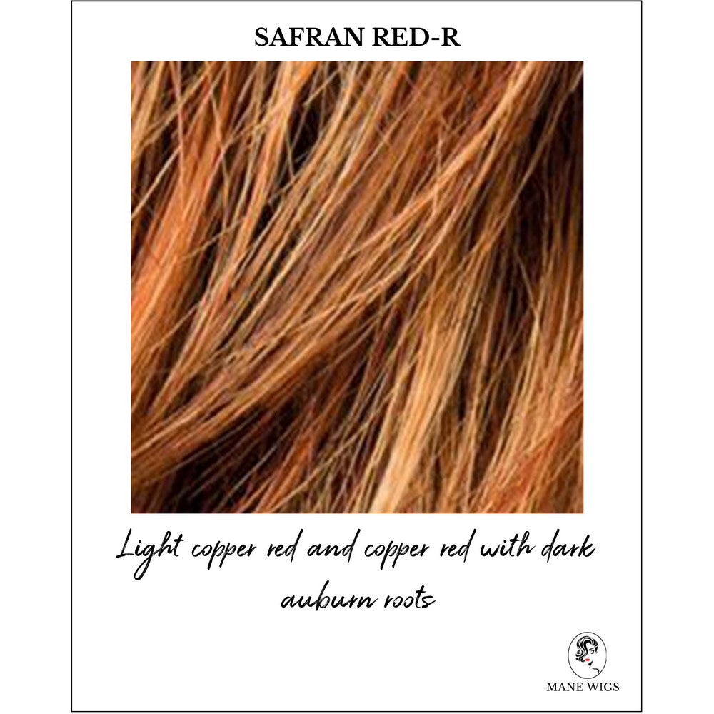Safran Red-R-Light copper red and copper red with dark auburn roots