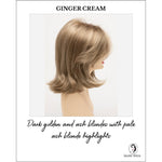 Load image into Gallery viewer, Sam by Envy in Ginger Cream-Dark golden and ash blondes with pale ash blonde highlights
