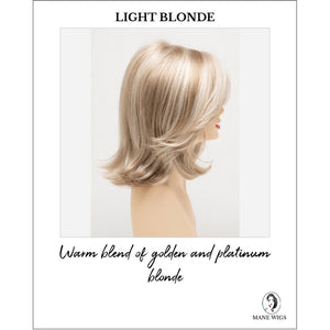 Sam by Envy in Light Blonde-Warm blend of golden and platinum blonde