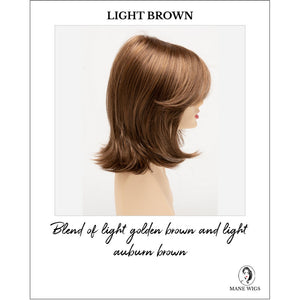 Sam by Envy in Light Brown-Blend of light golden brown and light auburn brown