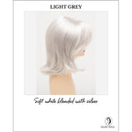 Load image into Gallery viewer, Sam by Envy in Light Grey-Soft white blended with silver
