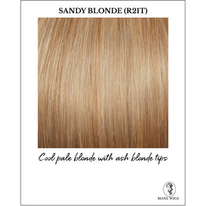Sandy Blonde (R21T)-Cool pale blonde with ash blonde tips