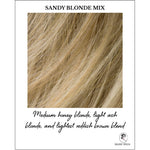 Load image into Gallery viewer, Sandy Blonde Mix-Medium honey blonde, light ash blonde, and lightest reddish brown blend
