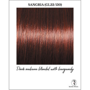 Sangria (GL33/130)-Dark auburn blended with burgundy