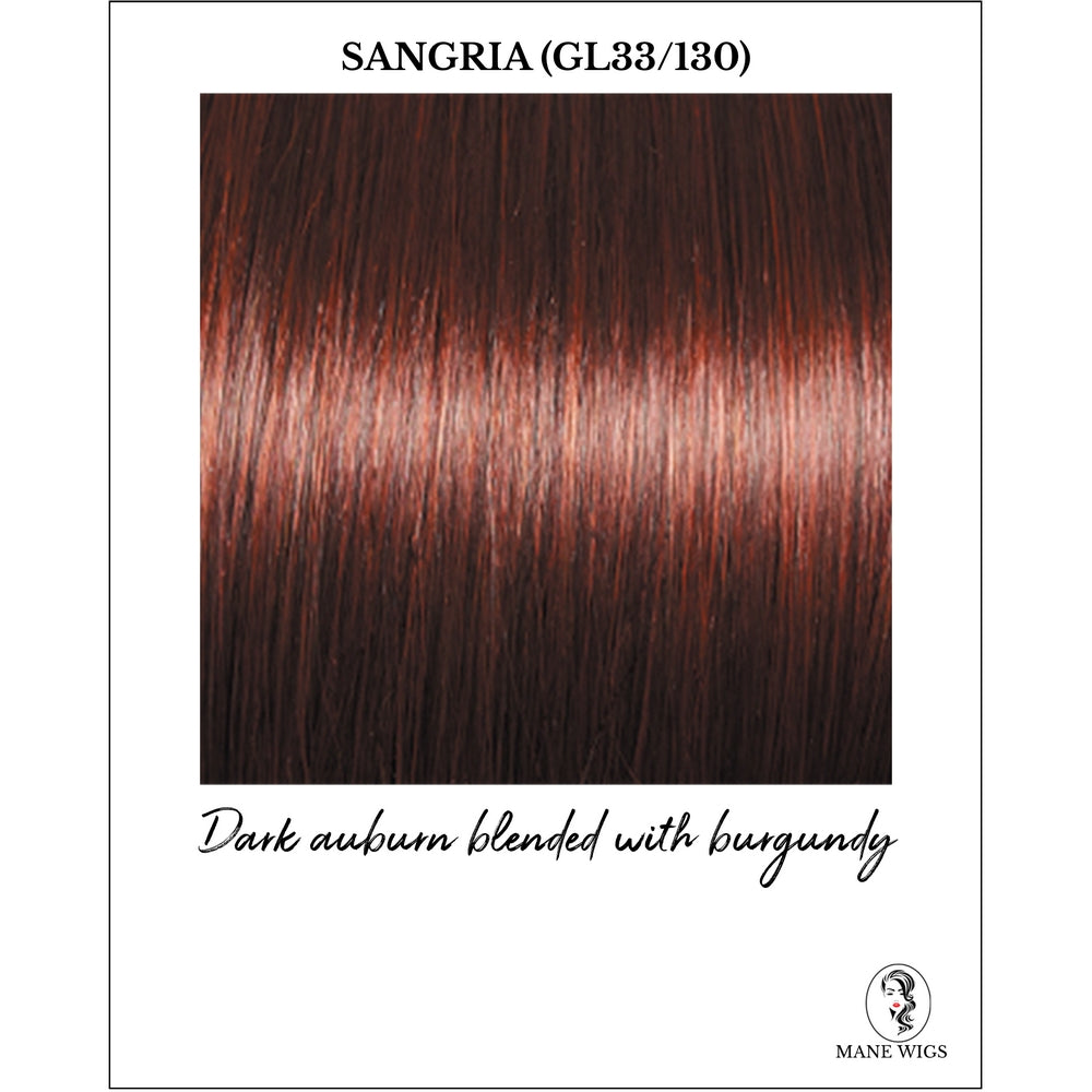 Sangria (GL33/130)-Dark auburn blended with burgundy