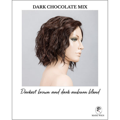 Scala wig by Ellen Wille in Dark Chocolate Mix-Darkest brown and dark auburn blend