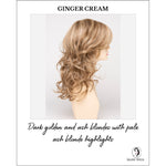 Load image into Gallery viewer, Selena By Envy in Ginger Cream-Dark golden and ash blondes with pale ash blonde highlights
