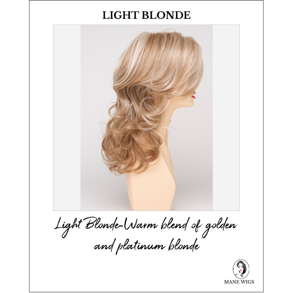 Selena By Envy in Light Blonde-Warm blend of golden and platinum blonde