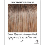 Load image into Gallery viewer, Shaded Biscuit (SS19/23)-Warm blonde with champagne blonde highlights and darker color depth at the root
