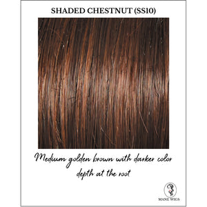 Shaded Chestnut (SS10)-Medium golden brown with darker color depth at the root