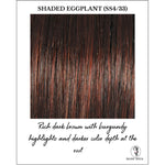 Load image into Gallery viewer, Shaded Eggplant (SS4/33)-Rich dark brown with burgundy highlights and darker color depth at the root
