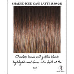 Load image into Gallery viewer, Shaded Iced Cafe Latte (SS9/24)-Chocolate brown with golden blonde highlights and darker color depth at the root
