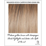 Load image into Gallery viewer, Shaded Iced Cappuccino (SS10/22)-Medium golden brown with champagne blonde highlights and darker color depth at the root
