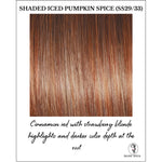 Load image into Gallery viewer, Shaded Iced Pumpkin Spice (SS29/33)-Cinnamon red with strawberry blonde highlights and darker color depth at the root
