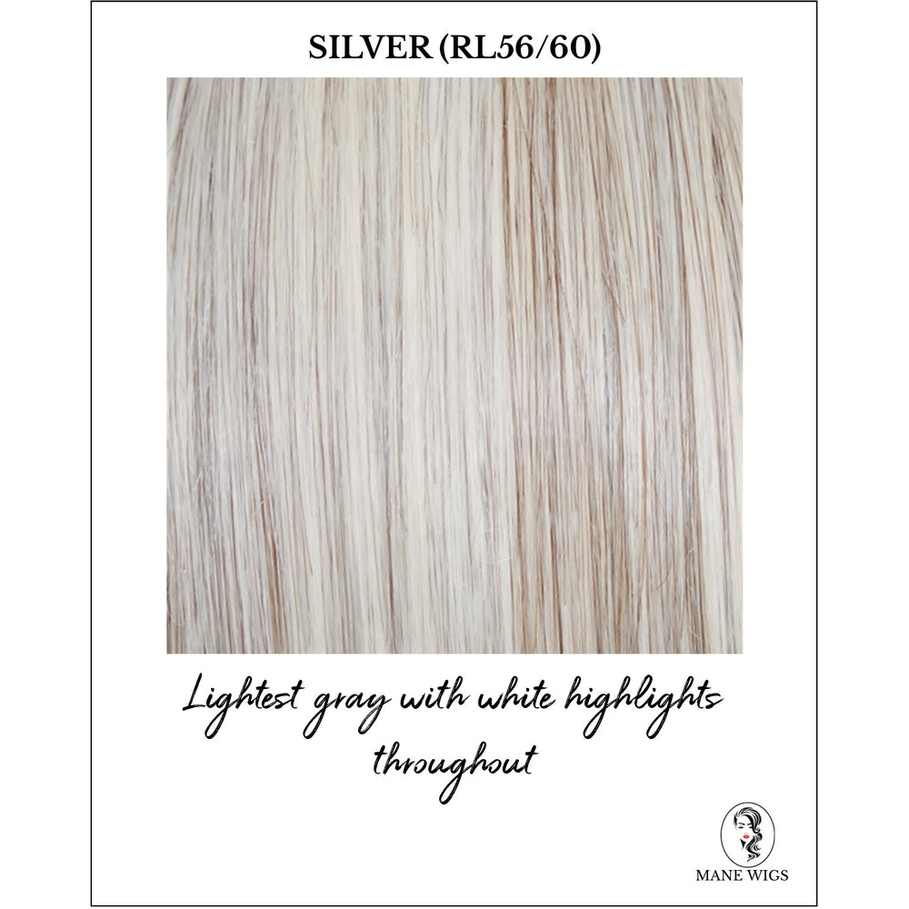 Silver (RL56/60)-Lightest gray with white highlights throughout