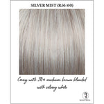 Load image into Gallery viewer, Silver Mist (R56/60)-Gray with 10% medium brown blended with silvery white
