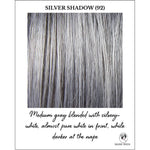Load image into Gallery viewer, Silver Shadow (92)-Medium gray blended with silvery-white, almost pure white in front, while darker at the nape
