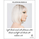 Load image into Gallery viewer, Sing by Ellen Wille in Platin Blonde-R-Light blonde mixed with platinum white blonde and light ash blonde with medium roots
