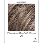 Load image into Gallery viewer, Smoke Mix-Medium brown blended with 35% pure white

