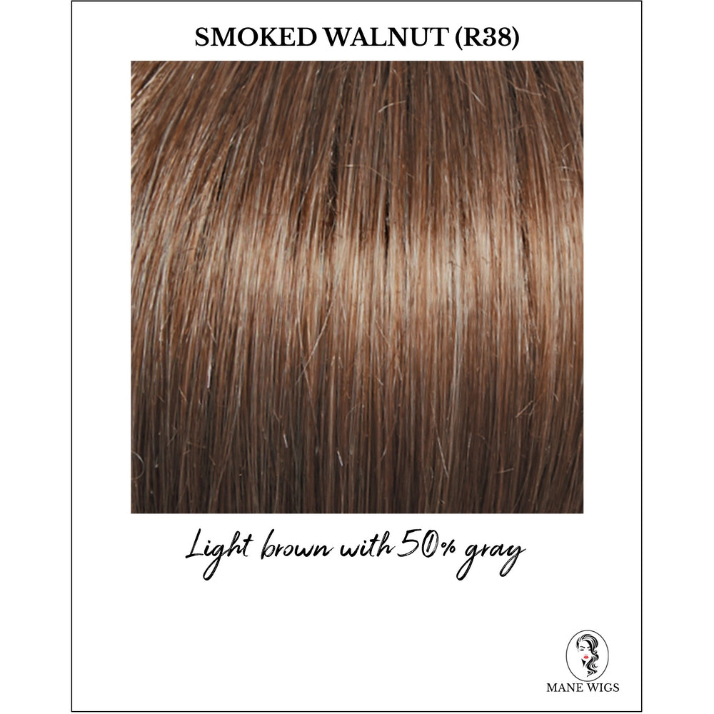 Smoked Walnut (R38)-Light brown with 50% gray