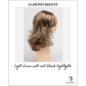 Sonia by Envy in Almond Breeze-Light brown with ash blonde highlights