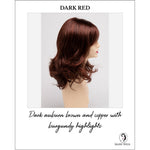 Load image into Gallery viewer, Sonia by Envy in Dark Red-Dark auburn brown and copper with burgundy highlights
