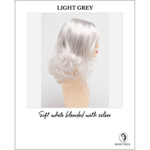 Sonia by Envy in Light Grey-Soft white blended with silver