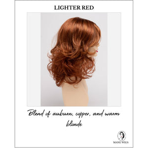 Sonia by Envy in Lighter Red-Blend of auburn, copper, and warm blonde