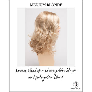 Sonia by Envy in Medium Blonde-Warm blend of medium golden blonde and pale golden blonde