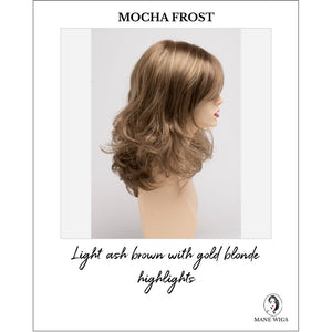 Sonia by Envy in Mocha Frost-Light ash brown with gold blonde highlights