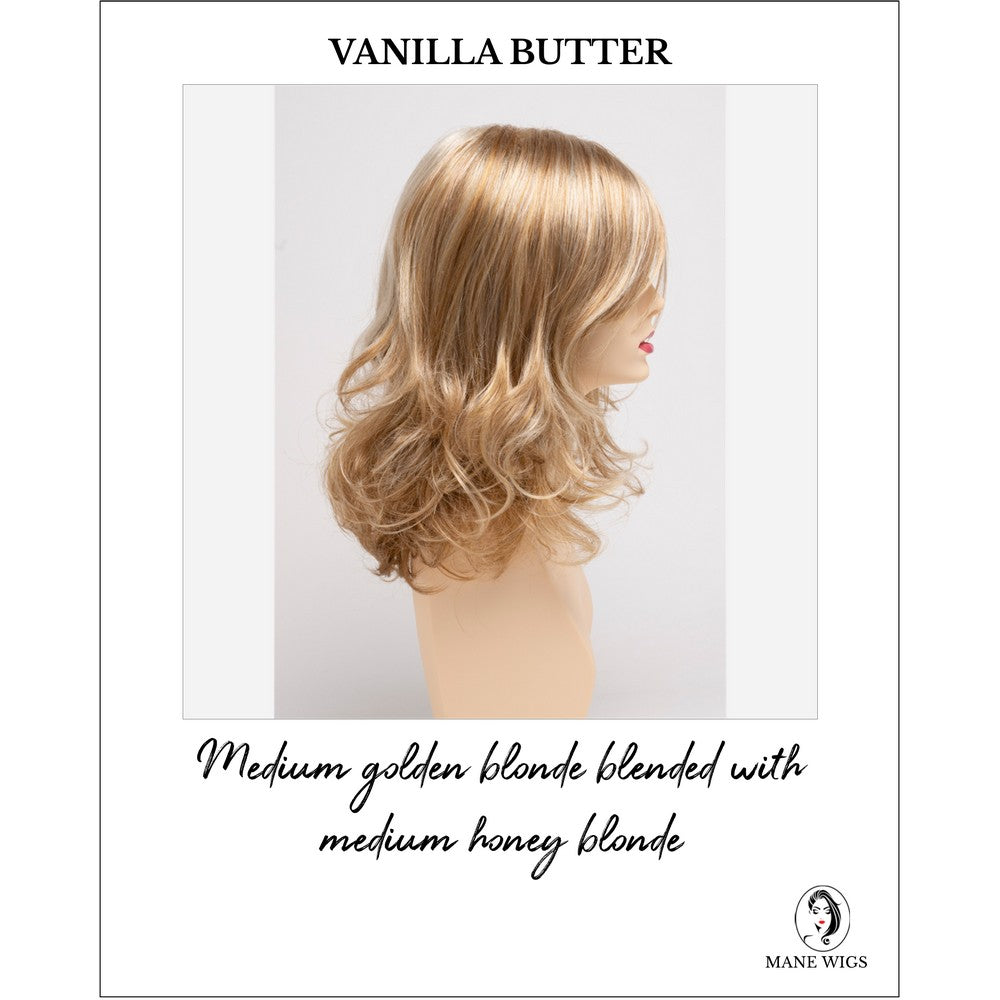 Sonia by Envy in Vanilla Butter-Medium golden blonde blended with medium honey blonde