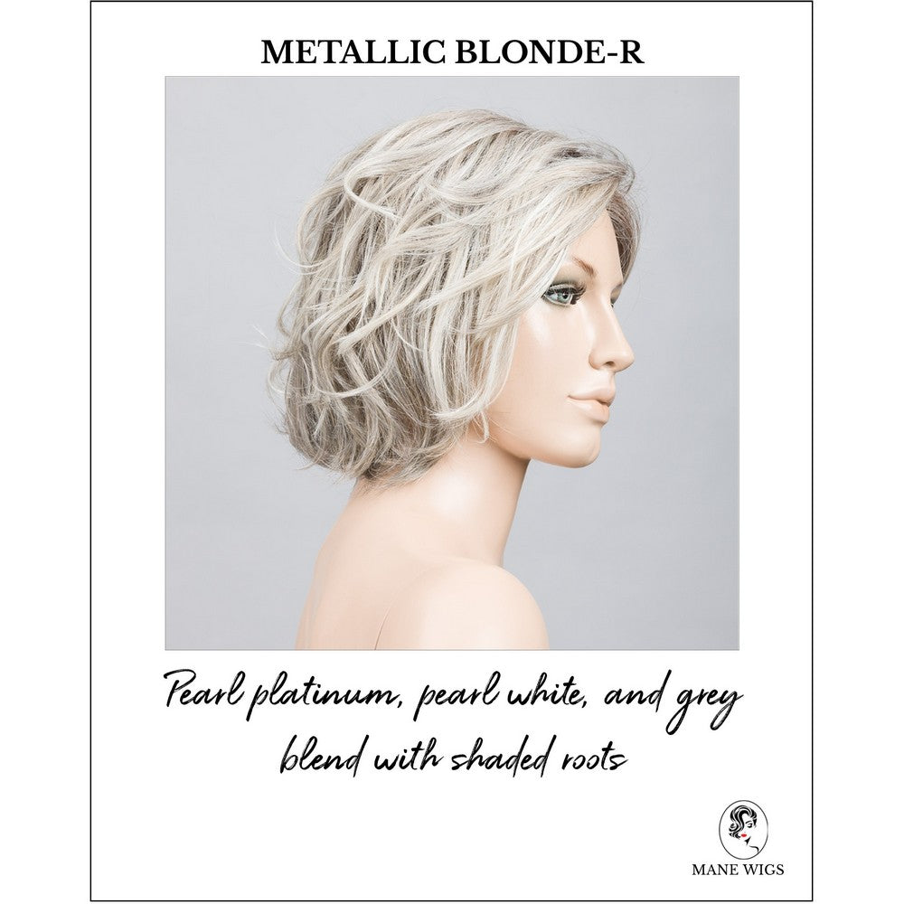 Sound by Ellen Wille in Metallic Blonde-R-Pearl platinum, pearl white, and grey blend with shaded roots