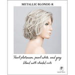 Load image into Gallery viewer, Sound by Ellen Wille in Metallic Blonde-R-Pearl platinum, pearl white, and grey blend with shaded roots
