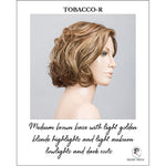 Load image into Gallery viewer, Sound by Ellen Wille in Tobacco-R-Medium brown base with light golden blonde highlights and light auburn lowlights and dark roots
