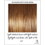Load image into Gallery viewer, SS Hazelnut (GF8-29SS)-Light chestnut brown with light auburn highlights and darker color depth at the root
