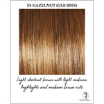 Load image into Gallery viewer, SS Hazelnut (GL8/29Ss)-Light chestnut brown with light auburn highlights and medium brown roots
