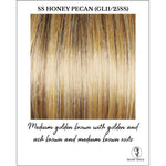 Load image into Gallery viewer, SS Honey Pecan (GL11/25Ss)-Medium golden brown with golden and ash brown and medium brown roots
