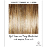 Load image into Gallery viewer, SS Honey Toast (GL14/16Ss)-Light brown and honey blonde blend with medium brown roots
