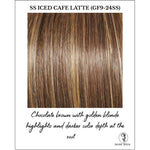Load image into Gallery viewer, SS Iced Cafe Latte (GF9-24SS)-Chocolate brown with golden blonde highlights and darker color depth at the root
