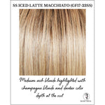 Load image into Gallery viewer, SS Iced Latte Macchiato (GF17-23SS)-Medium ash blonde highlighted with champagne blonde and darker color depth at the root
