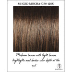 Load image into Gallery viewer, SS Iced Mocha (GF8-12SS)-Medium brown with light brown highlights and darker color depth at the root
