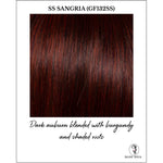 Load image into Gallery viewer, SS Sangria (GF132SS)-Dark auburn blended with burgundy and shaded roots
